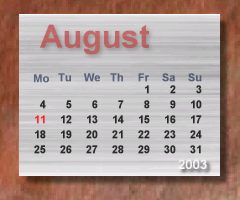Sample Calendar