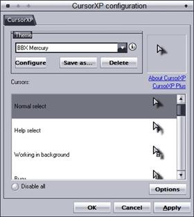 BBX Mercury For CursorXP