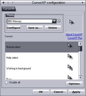 BBX Mercury For CursorXP