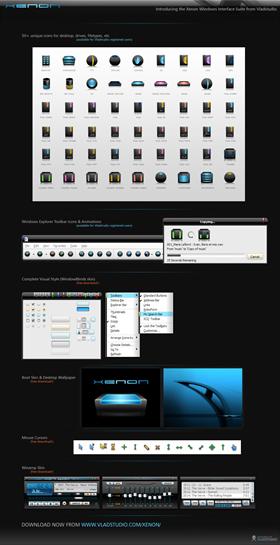 XENON winamp skin