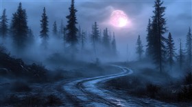 Foggy Moonlight