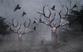 Evil Forest-Halloween
