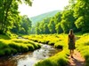 Peaceful small creek