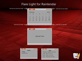 Flare Light Rainlendar