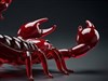 Red Glass Scorpion by: DrJBHL
