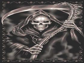 Hoodie with Scythe