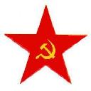 Red Star with Hammer and Sickle