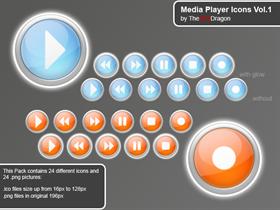 Media Player Icons Vol.1