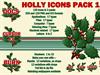 Holly Icons Pack 1 by: willistuder