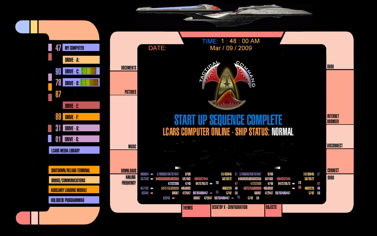 WinCustomize: Lcars Computer net 5.6 WIP by HG_Eliminator for Screenshots