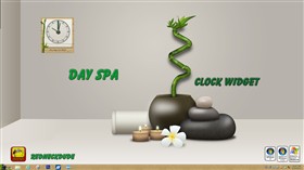 Day Spa Clock Widget