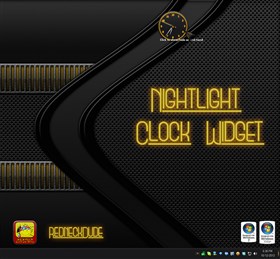 Nightlight Clock Widget