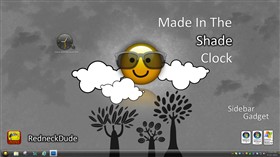 Made In The Shade Clock Sidebar Gadget