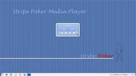 Stripe Poker Media Player Gadget