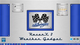 RacerX2 Weather Gadget