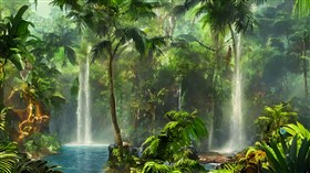 4K Jungle Falls Lagoon2