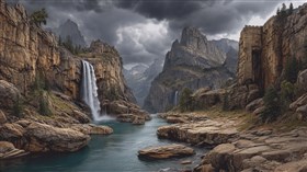 4K Rock Falls6
