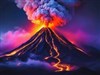 4K Volcano Erupting