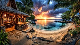 4K Sea Beach Bar