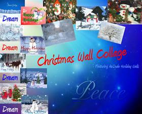 Christmas Wall Collage