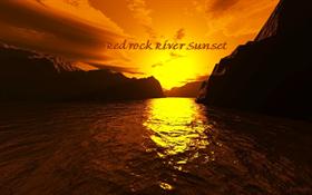 Redrock River Sunset