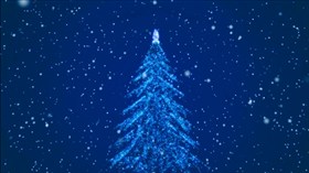 Blue Christmas Tree