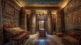 4K Egyptian Hieroglyphics Room