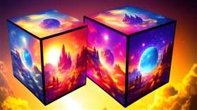 8K Space Cubes