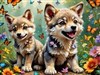 4K Wolf Pups