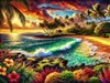 4K Colorful Seascape
