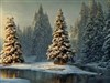 4K Winter Forest Stream.v2