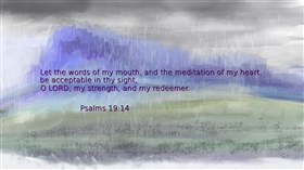 Psalms 19 verse 14