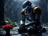 Robot And Roses by: Jan Oscar