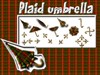 Plaid umbrella