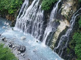 lush waterfalls