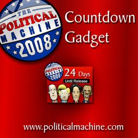 Political Machine 2008 Countdown - Sidebar Gadget