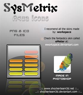 SysMetrix Aqua Icons