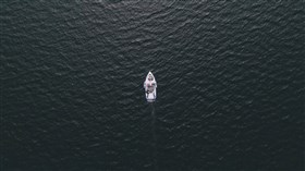 Boat traveling across the water