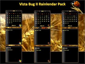 Vista Bug ll Rainlendar Pack