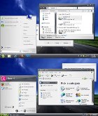 Noire Windows XP, Windows Vista, Windows 7