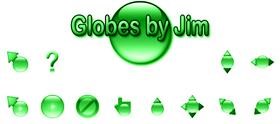 Globes by Jim - Green