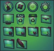 GREEN ICONS
