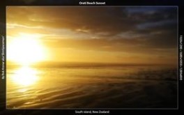 Oreti Beach Sunset