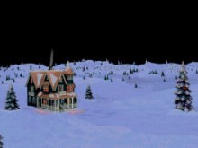 Snowy Winter Wonderland Screen Saver