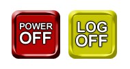 RBM Power Off/Log Off Buttons