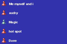 contactlist for instant messenger