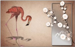 Flamingo_Spring Blossom_wallpak