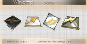 Winamp dock icons