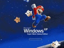 Windows XP Super Mario Galaxy Edition RUN