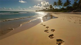 Sandy Footprints